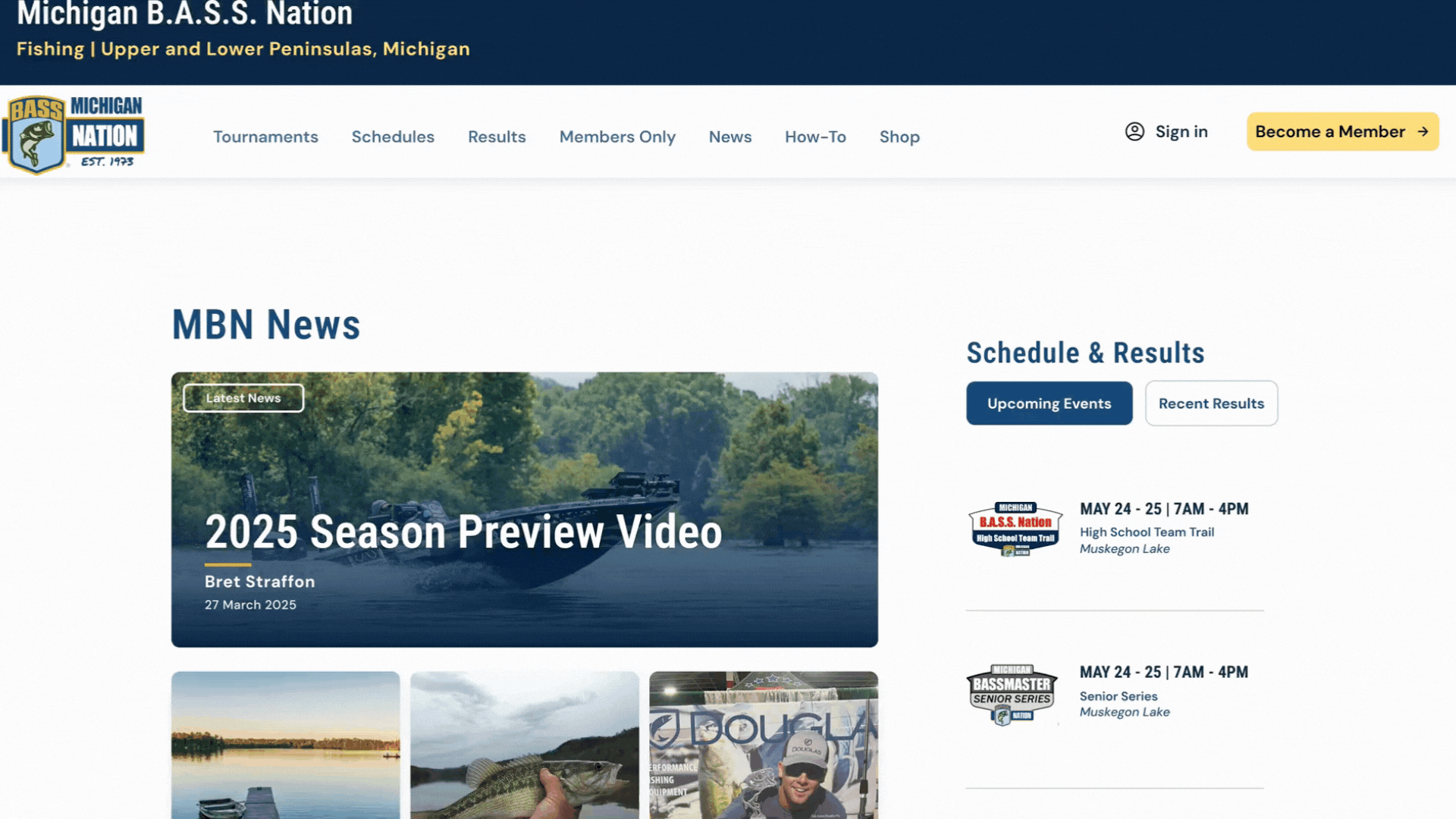 New Bass Nation Homepage
